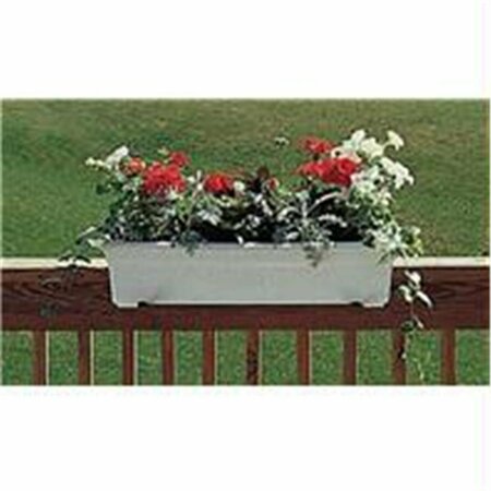 HEAT WAVE Countryside Flowerbox- White 18 Inch HE2773012